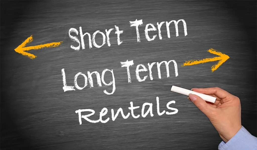 short VS long ter rental